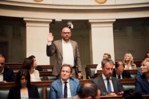 Eedaflegging Steven Coenegrachts in Kamer van volksvertegenwoordigers 